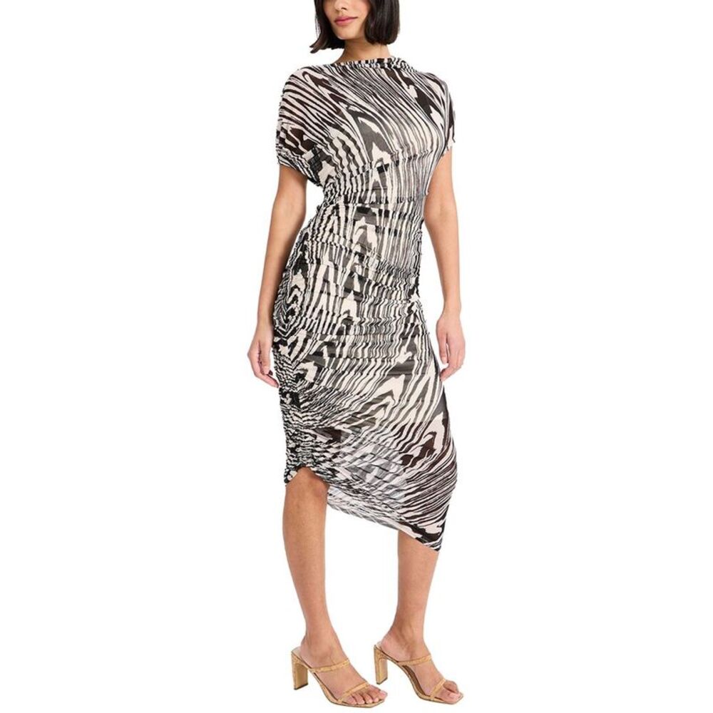 Donna Morgan Womens  Midi Dress, White